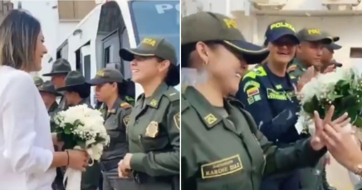 Emotiva Propuesta de Matrimonio en la Estación de Policía de Bogotá: Un Momento de Amor y Complicidad