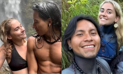 ¡A lo Tarzán! Historia de amor viral entre australiana y ecuatoriano en la Amazonía